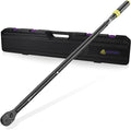 1-Inch Click Torque Wrench, 200-1200 Ft-Lb/271-1626 Nm, Heavy Duty | ±3% Accuracy, 48-Tooth Quick Release, Cr-V Steel, Dual-Direction, for Mining Truck, Marine, Oil Field & Wind Turbine