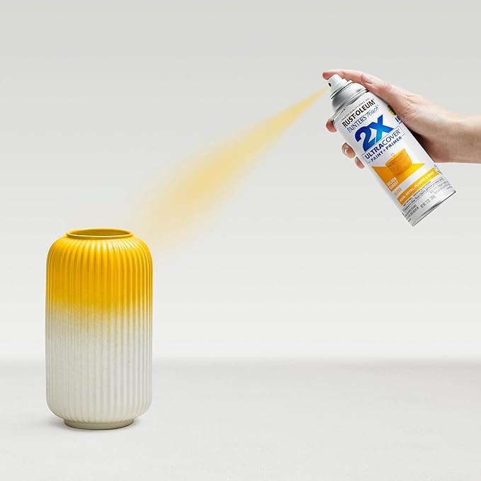 Rust-Oleum 334054 Painter's Touch 2X Ultra Cover Spray Paint, 12 oz, Gloss Golden Sunset (Pack of 4)