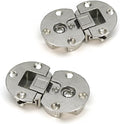WANLIAN(2 Pieces)-90 Degree Page Turning axis Adjustable Cabinet Door Concealed Hinge Special Table Drop Down Hinge Flush Hinge