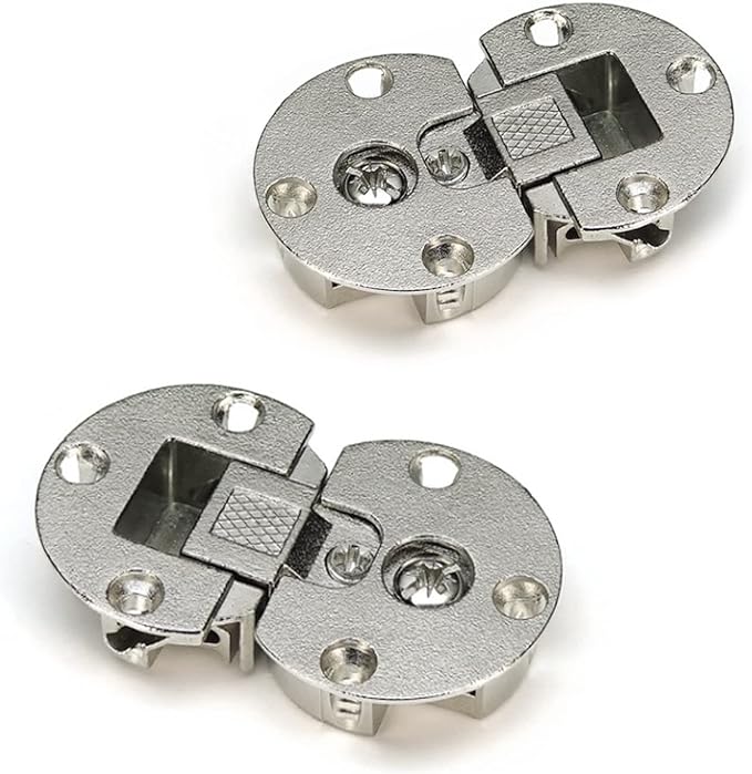 WANLIAN(2 Pieces)-90 Degree Page Turning axis Adjustable Cabinet Door Concealed Hinge Special Table Drop Down Hinge Flush Hinge