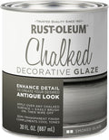 Rust-Oleum 315883 Chalked Decorative Glaze, 30 oz, Semi-Transparent Smoked