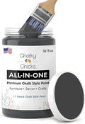 Chalky Chicks 32 Fl Oz Matte Firecracker (Red) Chalk Paint for Furniture Without Sanding - No Prep Furniture Paint No Sanding All in One for Crafts, Wood, Walls, Cabinet, Metal, Dresser, Farmhouse