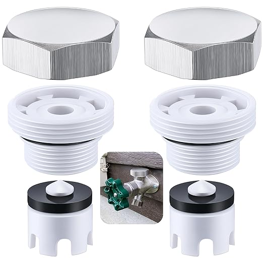 2 Pack Vacuum Breaker Repair Kit Replacement for VACVBKX1B Heavy Duty Metal Vacuum Breaker Replacement Kit for Traditional Anti Siphon Frost Free Sillcock Valves Anti Siphon Valve Repair Kit