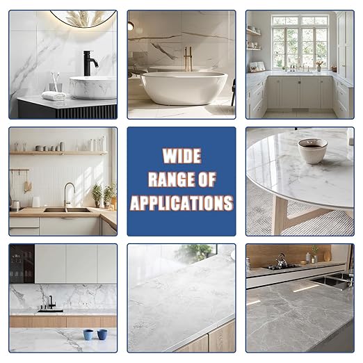 Porcelain Repair Kit, Waterproof Fiberglass Tub Repair Kits, Strong Tile Repair Kit, Non-Toxic Ceramic Tile Repair Kits Suitable for Ceramics, Porcelain, Resin, Granite, Marble, Quartz, Etc