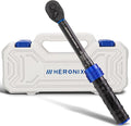 1/4-Inch Drive Click Torque Wrench, 20-240 in.-lb / 2.3-27.1 Nm, Adjustable Dual-Direction 72-Tooth Inch Pound Torque Wrench for Bike, Motorcycle & Small Engine Repair