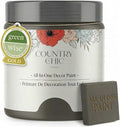 Country Chic All-in-One Chalk Paint for Furniture, Cabinets, Home Decor, Eco-Friendly, Matte Finish, Built-In Primer & Top Coat for Wood, Metal - Dark Roast (Dark Brown) - 4 oz (118 ml)