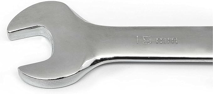 GEARWRENCH 30 Piece 12 Point Ratcheting Combination SAE/Metric (1/4-1 in., 8-24 mm) Wrench Set with Wrench Racks - 86702 (Pack of 2)