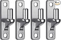 Insaga Cast Gate Hinges 304 Stainless Steel Heavy Duty 4 Pack, One-Piece Non-Welded Wall Mount with 5/8" Pin for Gates Fences Barn Chain Link Gate