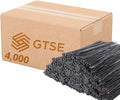 GTSE 14 Inch Black Zip Ties, 4,000 Bulk Contractors Pack, 120lb Strength, UV Resistant Long Nylon Cable Ties, Self-Locking 14" Tie Wraps, Full Carton