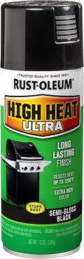 Rust-Oleum 241169 High Heat Ultra Spray Paint, 12 oz, Black