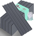 Metal Roofing Panels - Corrugated Galvanized Roof Panels 10 Pcs Waterproof Siding Panels for Outdoor House Storage Patio Garages Sheds