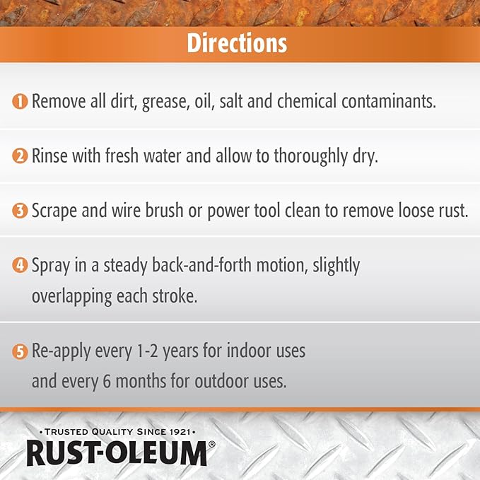 Rust-Oleum 224284 Stops Rust Rust Inhibitor Spray, 10.25 oz