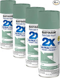 Rust-Oleum 383201 Painter's Touch 2X Ultra Cover Spray Paint, 12 oz, Satin Eucalyptus (Pack of 4)