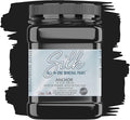 Dixie Belle Silk All-in-One Mineral Paint - Anchor (32 Fl Oz) - Black All-in-One Water Based Primer + Topcoat - Durable Furniture Paint - Low Reflective Finish