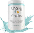 Chalky Chicks 32 Fl Oz Matte Rain Drop (Light Blue) Chalk Paint for Furniture Without Sanding, No Prep Furniture Paint No Sanding All in One for Crafts, Wood, Walls,Cabinet, Metal, Dresser, Farmhouse