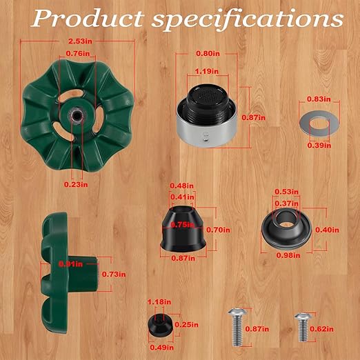 C-144KT-807 Outdoor Faucet Repair kit, for Prier C-144/244 Series Wall Hydrant - Replace for Prier C-144KT-807 Anti-Siphon Faucet Repair kit