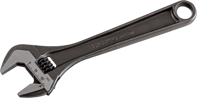 Bahco 8073 R US Adjustable Wrench, 12-Inch, Black