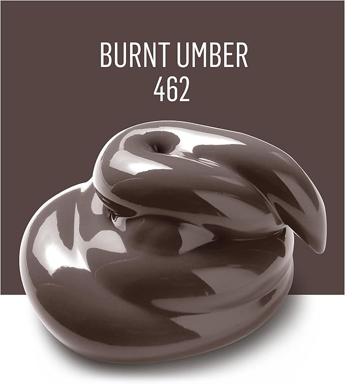 FolkArt Acrylic Paint in Assorted Colors (2 oz), 462, Burnt Umber