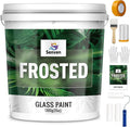 Frosted Glass Paint 35 Fl Oz Window Privacy Paint Frosted Glass Paint Kit Waterproof UV Resistant Frost Paints for Window Privacy Film Windows Frosting for Home Bathroom Kitchen Office Window Frosting