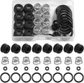8 Pack Spring Kit Faucet Stem Assembly Repair Kits Replacement Seats and Springs Faucet Seat Repair Kit for Kitchens, Bathrooms, Bathtubs, Shower Faucets Applications