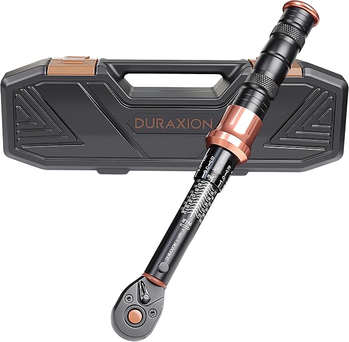 Torque Wrench 1/4-Inch Drive Dual Range Scales 20-240 In.lb/2.3-27.1Nm | ±3% Precision, 72 tooth Dual-direction Torque Wrenches for MTB, E-Bike, Moto Maintenance