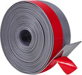 TORRAMI Wide Silicone Weather Stripping 3 inch Width 20 Feet Length, Draft Stopper Seal for Barn and Garage Door Under Bottom,Top, Sides, Grey
