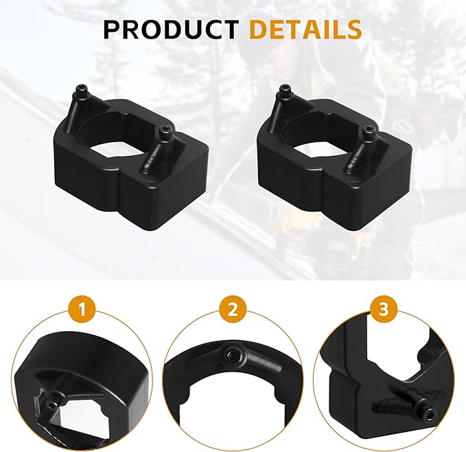 2025 Upgrade DCN45RN Vinyl Siding Adaptor Tip, B Style Siding Nailer Adapter for Dewalt 20V Cordless Roofing Nailer DCN45RND1, DCN45RNB – 2 Pack