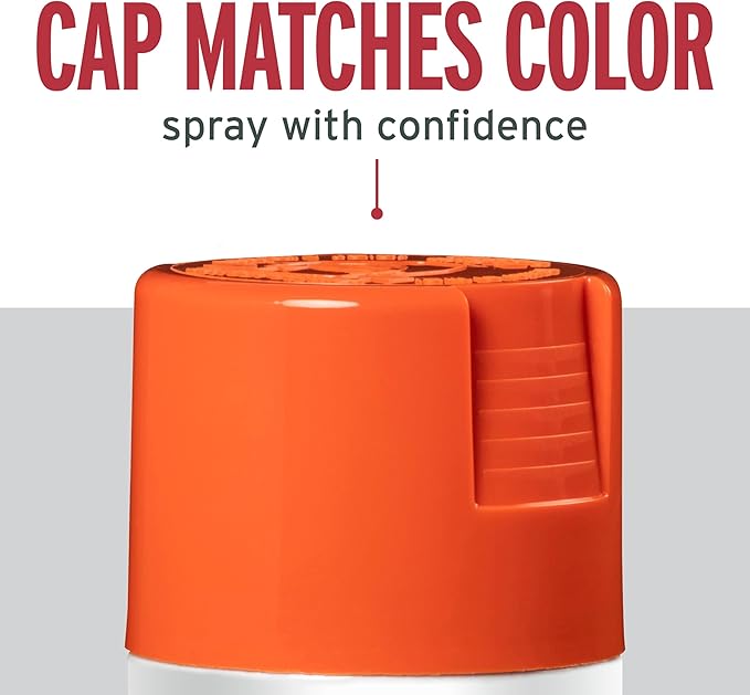 Rust-Oleum 214084 Stops Rust Spray Paint, 12 oz, Gloss Orange