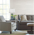 York Wallcoverings PSW1279RL White Cattail Weave Peel and Stick Wallpaper