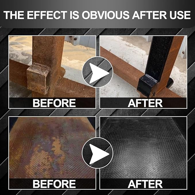 Rust Converter for Metal 500g, Prevent Rusting and Corrosion Rust Inhibitor for Metal with Brush, Maximum Rust Protection, Suitable for Automobiles, Metals, and Cast Iron