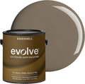 EVOLVE Interior Paint & Primer, Eggshell (Fairhaven Taupe), 1 Gallon – One-Coat Coverage, Excellent Hide, Low VOC, Low Odor, Washable Paint for Walls, Doors & Trim