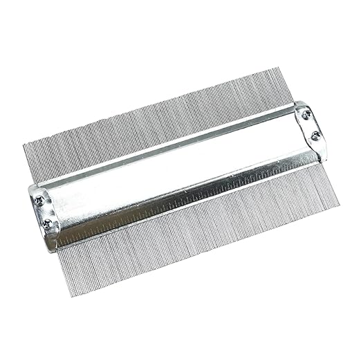 High-Performance Metal Gauge Profile Measuring Tool Carpet Laying Cutting Tiles Carpentry Woodwork Metalwork- Shape Template Shape Tracing Duplicator Irregular Welding- Woodworking Tracing