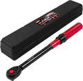 Hairich torque wrench 1/2, 10-170ft.lb/13.6-230Nm, ±3% HIGH PRECISION | 1/2 Inch Drive Click Torque Wrench, Dual-direction Torque Wrenches 72-tooth with Dual Range Scales, High Precision For Car
