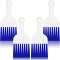 4 Packs Air Conditioner Condenser Cleaning Brush Refrigerator Coil Brush HVAC Coil Cleaner Brush Small Plastic Whisk Brush (Blue)