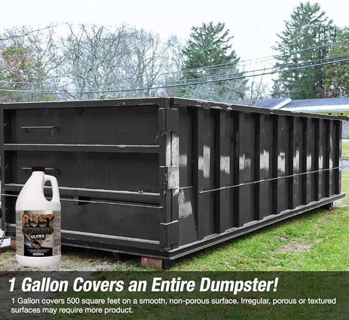 FDC Rust Converter Ultra, Highly Effective Professional Grade Rust Repair Spray (1 Gallon)