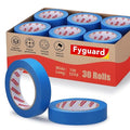 30Rolls Blue Painters Tape 1 Inch Wide 0.94In x 1650 Total Yards Bulk Blue Masking Tape, Heat Resistant Washi Tape for Wall Painting DIY Projects, Sharp Lines