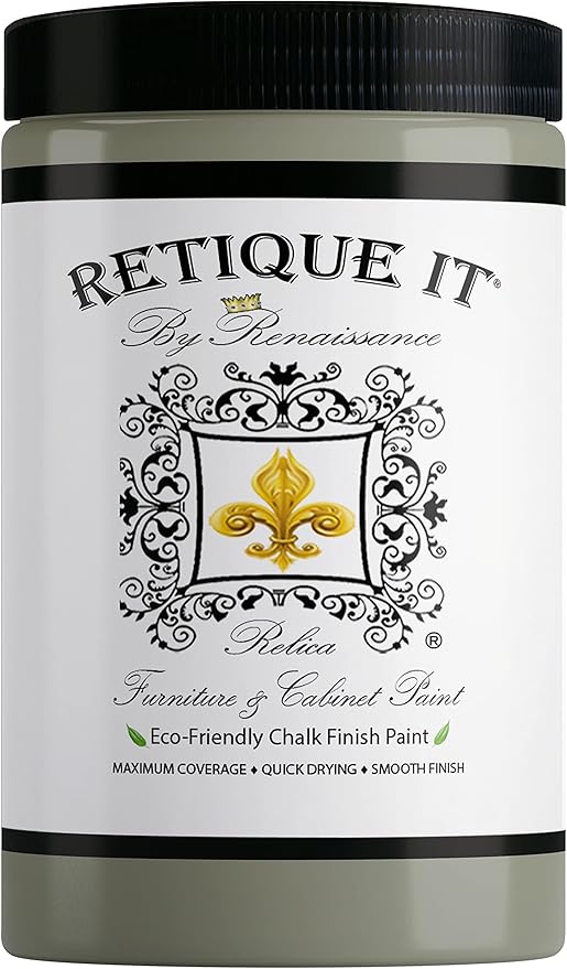 Retique It Furniture and Cabinet Paint, Willow, 32 oz Quart