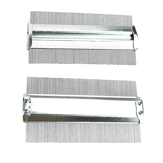 High-Performance Metal Gauge Profile Measuring Tool Carpet Laying Cutting Tiles Carpentry Woodwork Metalwork- Shape Template Shape Tracing Duplicator Irregular Welding- Woodworking Tracing