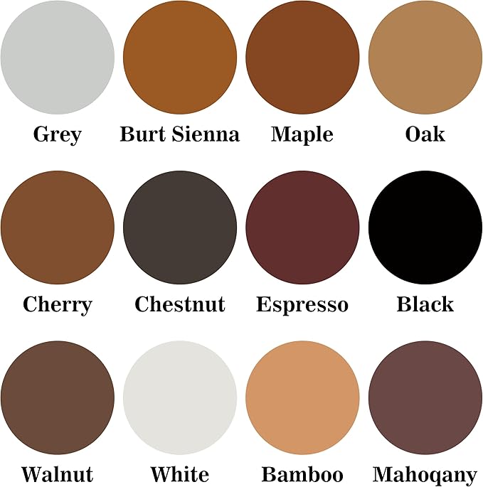 Oriflame Wood Furniture Markers Touch Up: 12-Color Wood Stain Pens Repair for Scratches/Stains in Floors/Table/Cabinets/Desks/Bedposts/Door(Hardwood/Laminate)