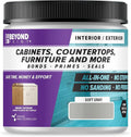 Beyond Paint All-in-One Refinishing Paint, No Sanding, Matte Finish for Cabinets, Countertops, Furniture and Doors, 1 Pint, Soft Gray