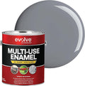 EVOLVE Alkyd Enamel Primer (Gray), 1 Gallon – Interior Exterior Oil-Based Primer for Wood, Metal, Concrete, & Masonry