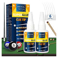 Pool Cue Tip Glue 100g, Quick Dry Billiard Cue Tip Glue for Pool Stick, Heavy Duty Super Adhesive for Snooker Cue, Pool Cue Accessories - No Tip Clamp Needed