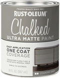 Rust-Oleum Country Gray Chalked All-in-One Ultra Matte Paint | One Coat Coverage | No Primer, Sanding, Or Topcoat Needed | Easy Clean Up | Made in USA | 30 OZ
