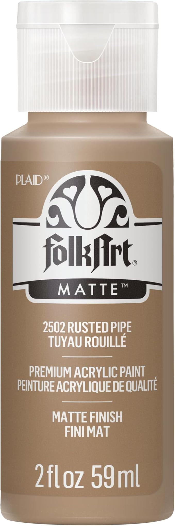FolkArt Acrylic Paint in Assorted Colors (2 oz), 2502, Rusted Pipe
