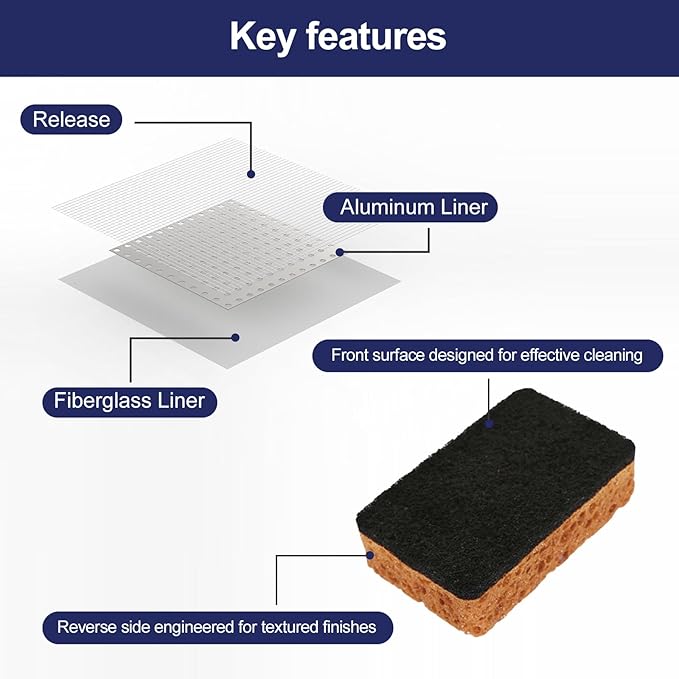 BONCART 8.6oz Drywall Patch Repair Kit - Professional All-in-1 Tool Set (Scrapers/Sandpaper/Texture Sponge/Gloves/ Aluminum Patches) for Fast Wall Hole Repair