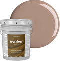 EVOLVE Interior Paint & Primer, Eggshell (Feather Brown), 1 Gallon – One-Coat Coverage, Excellent Hide, Low VOC, Low Odor, Washable Paint for Walls, Doors & Trim