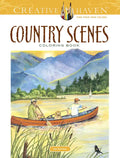 Country Scenes Coloring Book - Paperback