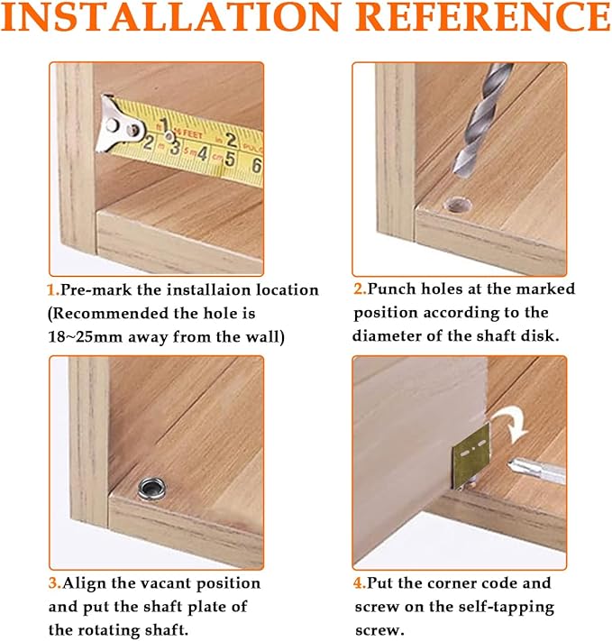 Aifeier ET 2 Sets Pivot Hinges Bronze Heavy Duty Concealed Shaft Door Hinges with Bushing for Wood Doors, Drawers, Furniture Cabinets, Wardrobe, Showcase, etc