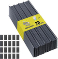 Metal Roofing Panels - 20 Pcs Corrugated Pergola Roofing Panels Heavy Duty Waterproof Tin Roof Materials for Shed Gazebo Garages Patio Siding 42.52x17.7in, Grey