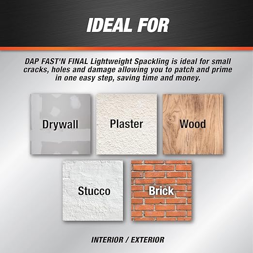 DAP FAST'N Final Lightweight Spackling